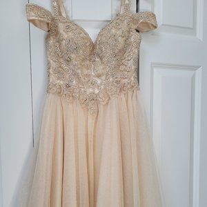 Gold Homecoming Dress
